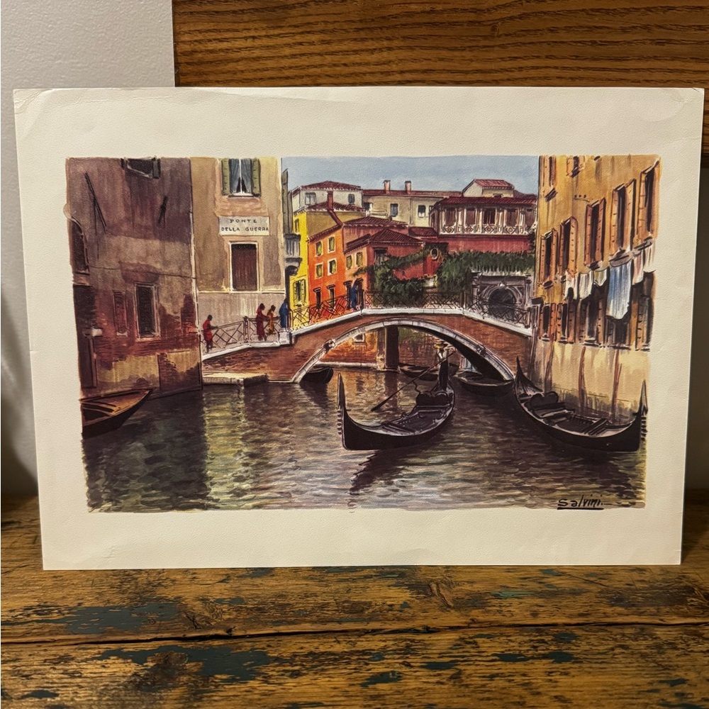 Venetian Canal Art Print